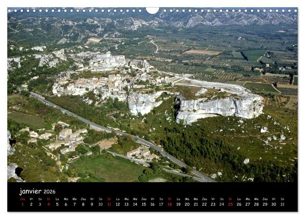 Produktbild: Les Baux de Provence Un des plus beaux villages de France (Calendrier mural 2026 DIN A3 vertical), CALVENDO calendrier mensuel