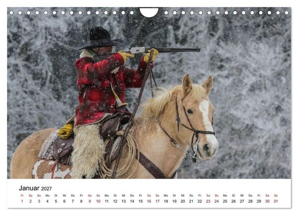 Produktbild: Getragen von Pferden, geformt vom Land - COWBOYS und Cowgirls (Wandkalender 2027 DIN A4 quer), CALVENDO Monatskalender