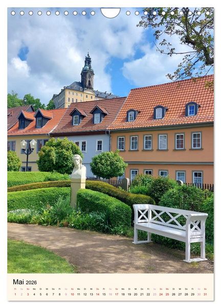 Produktbild: Rudolstadt - Ein Spaziergang (Wandkalender 2026 DIN A4 hoch), CALVENDO Monatskalender
