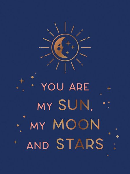 Produktbild: You Are My Sun, My Moon and Stars