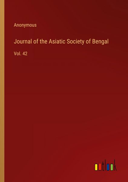 Produktbild: Journal of the Asiatic Society of Bengal