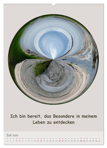 Produktbild: Meditative Natur (hochwertiger Premium Wandkalender 2026 DIN A2 hoch), Kunstdruck in Hochglanz