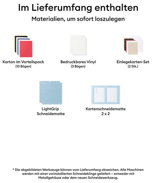 Produktbild: Cricut Explore 5 Essential Bundle (P) Schneideplotter Schnittbreite 59.6cm