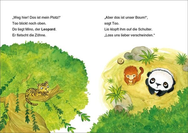 Produktbild: Lesel&ouml;wen 1. Klasse - Ein Panda in der Dschungelschule