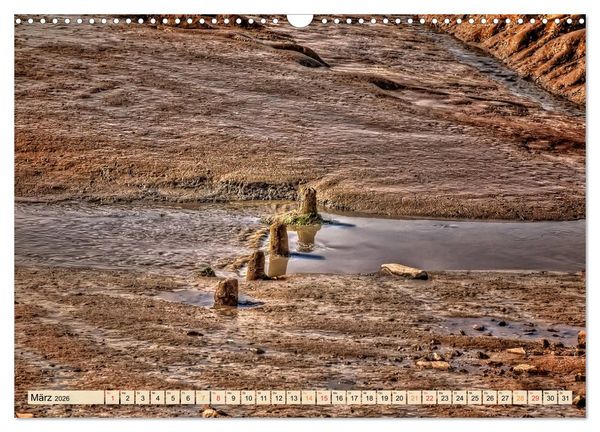 Produktbild: Friesland - Watt und Nordsee (Wandkalender 2026 DIN A3 quer), CALVENDO Monatskalender