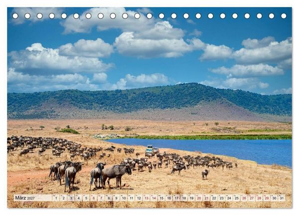 Produktbild: Die sch&ouml;nsten Vulkane Afrikas (Tischkalender 2027 DIN A5 quer), CALVENDO Monatskalender