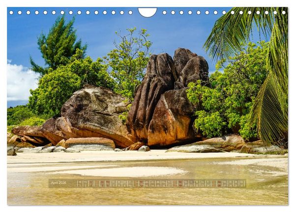 Produktbild: Seychellen - Inselparadiese Mah&eacute; La Digue Praslin (Wandkalender 2026 DIN A4 quer), CALVENDO Monatskalender