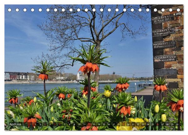 Produktbild: Koblenz Die Stadt am Deutschen Eck (Tischkalender 2026 DIN A5 quer), CALVENDO Monatskalender