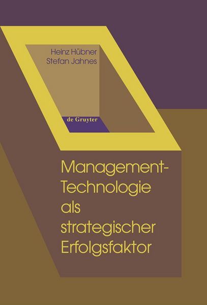 Produktbild: Management-Technologie als strategischer Erfolgsfaktor