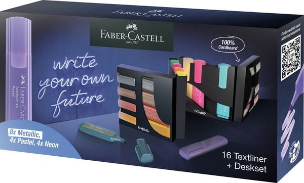 Produktbild: Faber-Castell Textmarker TL 46 16er Deskset