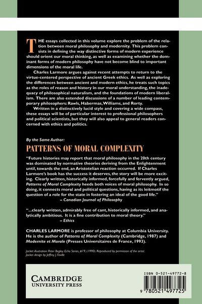 Produktbild: The Morals of Modernity