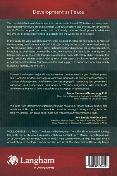 Produktbild: Development as Peace