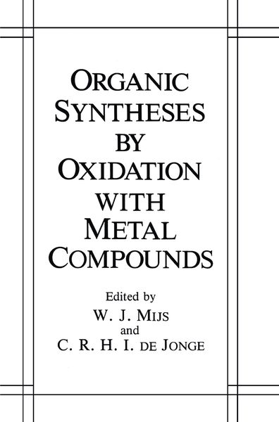 Produktbild: Organic Syntheses by Oxidation with Metal Compounds