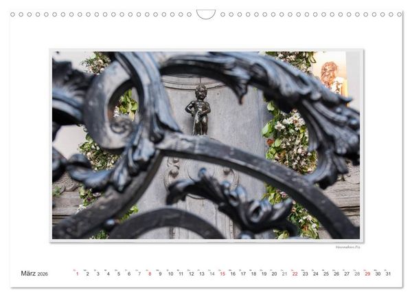 Produktbild: Emotionale Momente: Br&uuml;ssel - Hauptstadt Europas (Wandkalender 2026 DIN A3 quer), CALVENDO Monatskalender