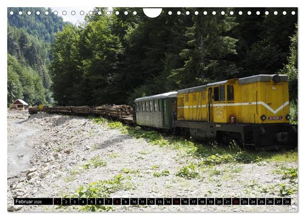 Produktbild: Entlang der Wassertalbahn - Auf schmaler Spur im Norden Rum&auml;niens (Wandkalender 2026 DIN A4 quer), CALVENDO Monatskalender