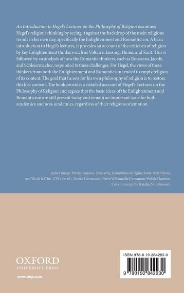 Produktbild: Introduction to Hegel's Lectures on the Philosophy of Religion
