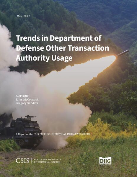 Produktbild: Trends in Department of Defense Other Transaction Authority Usage