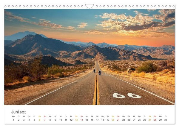 Produktbild: Zeitreise auf Asphalt (Wandkalender 2026 DIN A3 quer), CALVENDO Monatskalender