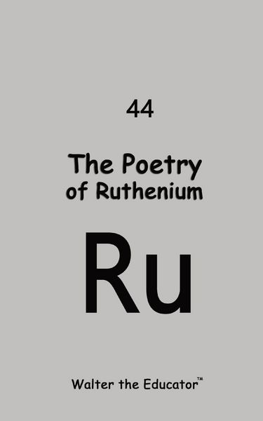 Produktbild: The Poetry of Ruthenium