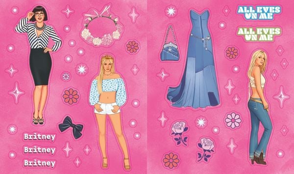 Produktbild: The Official Britney Spears Sticker Book