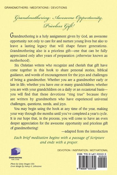 Produktbild: 365 Meditations for Grandmothers by Grandmothers