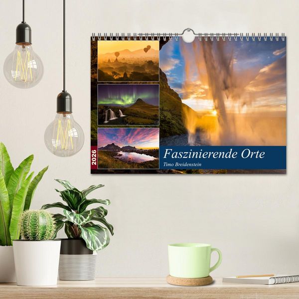 Produktbild: Faszinierende Orte (Wandkalender 2026 DIN A4 quer), CALVENDO Monatskalender