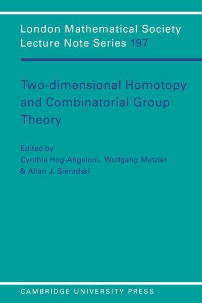 Produktbild: Two-Dimensional Homotopy and Combinatorial Group Theory
