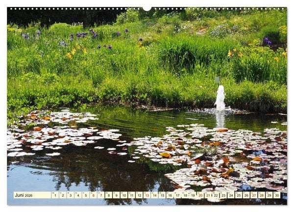 Produktbild: Der Hermannshof Das Parkjuwel in Weinheim an der Bergstra&szlig;e (hochwertiger Premium Wandkalender 2026 DIN A2 quer), Kunstdruck in Hochglanz