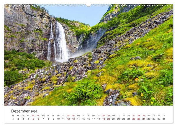 Produktbild: Norwegen - Landschaften und Fjorde im westlichen Norwegen (hochwertiger Premium Wandkalender 2026 DIN A2 quer), Kunstdruck in Hochglanz