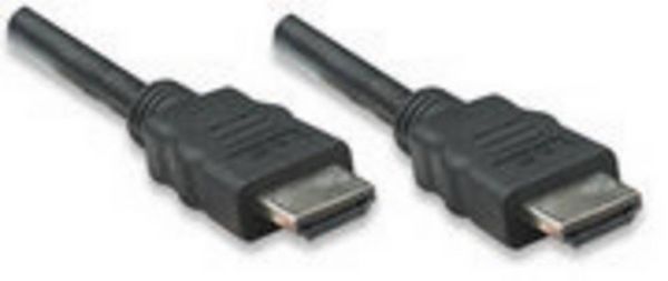 Produktbild: Manhattan HDMI Anschlusskabel HDMI-A Stecker, HDMI-A Stecker 3.00 m Schwarz 323222-CG 4K UHD, Audio Return Channel HDMI-Kabel