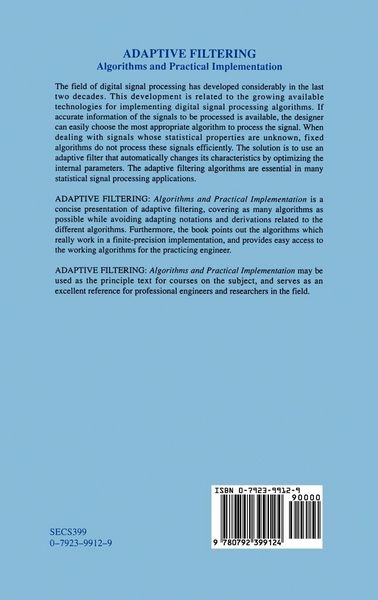 Produktbild: Adaptive Filtering