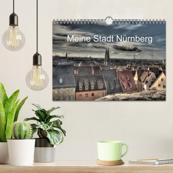 Produktbild: Meine Stadt N&uuml;rnberg 2026 (Wandkalender 2026 DIN A4 quer), CALVENDO Monatskalender