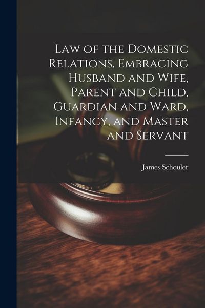 Produktbild: Law of the Domestic Relations, Embracing Husband and Wife, Parent and Child, Guardian and Ward, Infancy, and Master and Servant