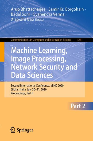 Produktbild: Machine Learning, Image Processing, Network Security and Data Sciences
