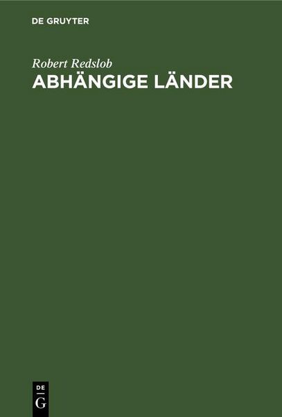 Produktbild: Abh&auml;ngige L&auml;nder