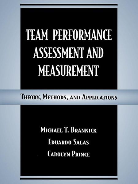Produktbild: Team Performance Assessment and Measurement