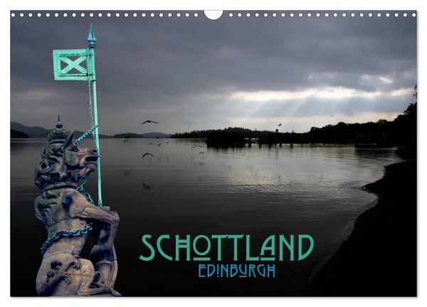 Schottland und Edinburgh (Wandkalender 2026 DIN A3 quer), CALVENDO Monatskalender