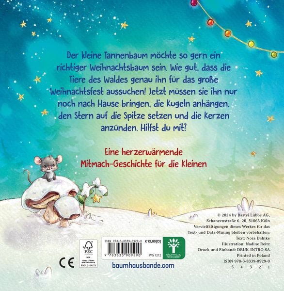 Produktbild: Der kleine Tannenbaum feiert Weihnachten