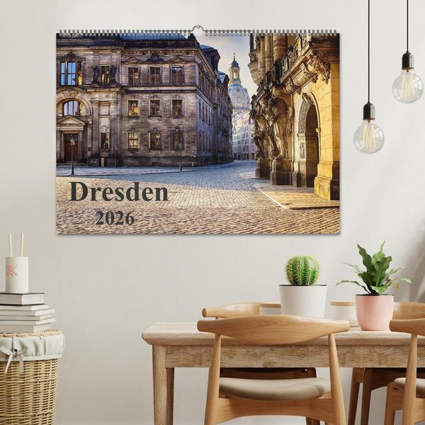 Produktbild: Dresden 2026 (Wandkalender 2026 DIN A2 quer), CALVENDO Monatskalender