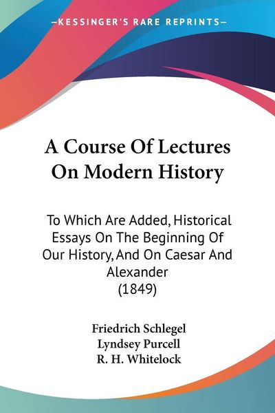 Produktbild: A Course Of Lectures On Modern History