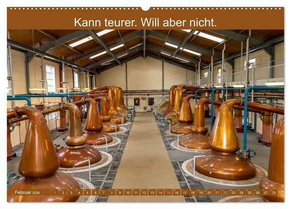 Produktbild: Witzige Whisky-Werbeslogans (hochwertiger Premium Wandkalender 2026 DIN A2 quer), Kunstdruck in Hochglanz