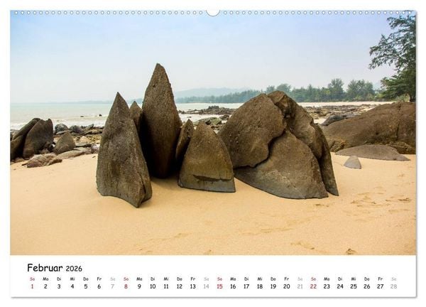 Produktbild: Traumlandschaften Thailands (hochwertiger Premium Wandkalender 2026 DIN A2 quer), Kunstdruck in Hochglanz