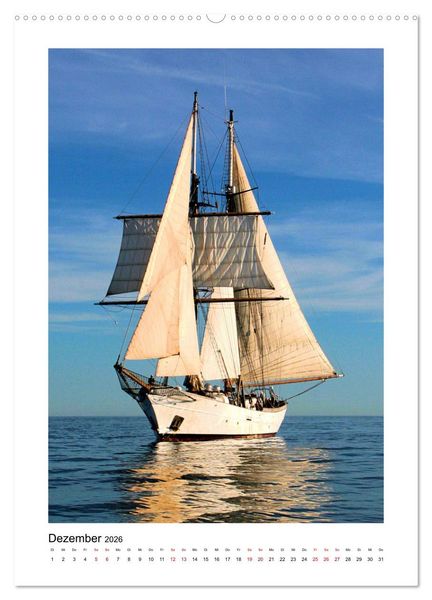 Produktbild: Segeln - auf Kurs (Wandkalender 2026 DIN A2 hoch), CALVENDO Monatskalender