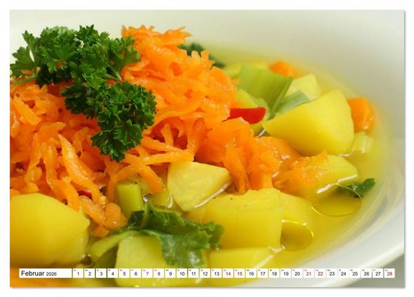 Produktbild: Gl&uuml;cklich mit Karotten (Tischkalender 2026 DIN A5 quer), CALVENDO Monatskalender