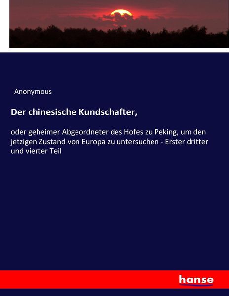Produktbild: Der chinesische Kundschafter,