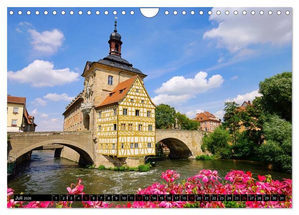 Produktbild: Bamberg und Fr&auml;nkische Schweiz (Wandkalender 2026 DIN A4 quer), CALVENDO Monatskalender