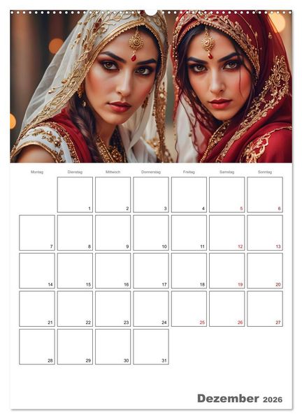 Produktbild: Frauen des Sultans (Wandkalender 2026 DIN A2 hoch), CALVENDO Monatskalender