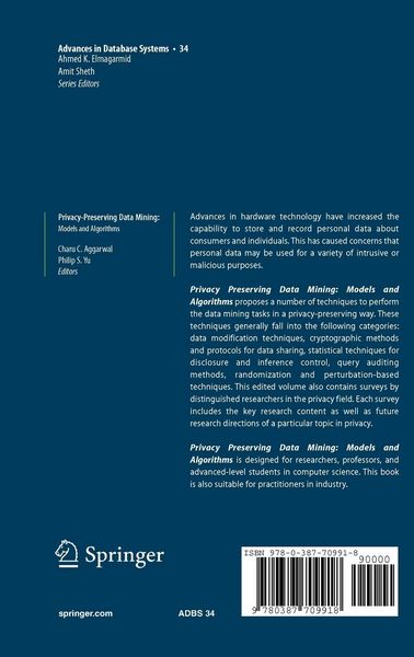 Produktbild: Privacy-Preserving Data Mining