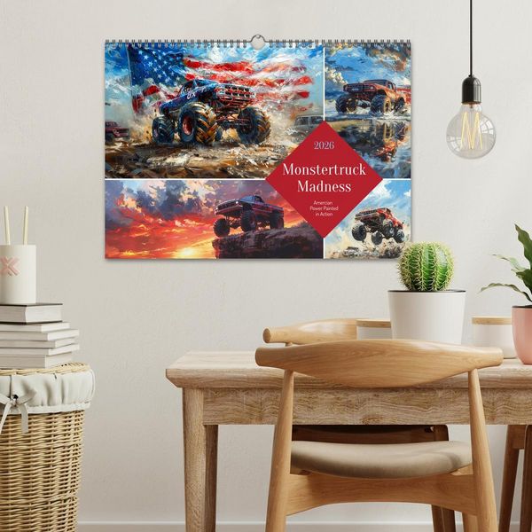 Produktbild: Monstertruck Madness (Wall Calendar 2026 DIN A3 landscape), CALVENDO 12 Month Wall Calendar