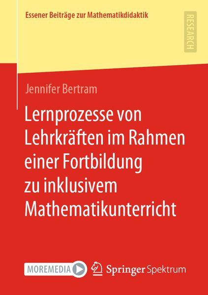 Produktbild: Lernprozesse von Lehrkr&auml;ften im Rahmen einer Fortbildung zu inklusivem Mathematikunterricht